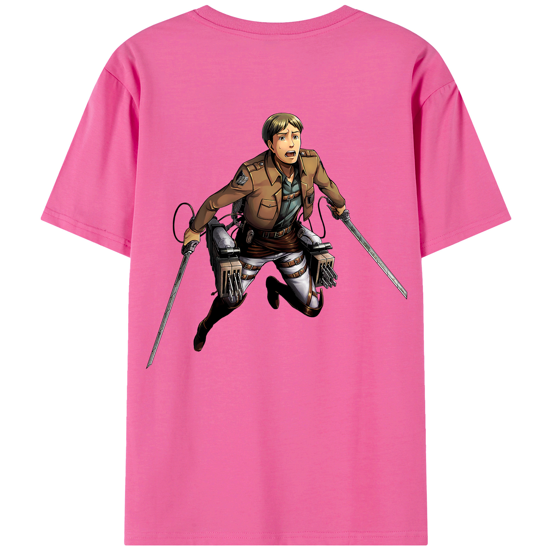 （画像用） 進撃の巨人 Attack on Titan レディース半袖Tシャツ(バックプリント)